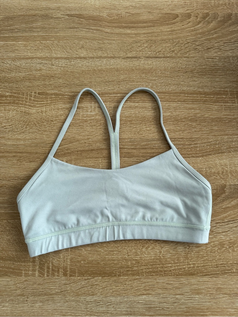 Lululemon sports bra, light green/blue